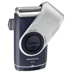 BRAUN M-90 Dark Blue/Silver Shaver - Precision Grooming for a Perfect Finish!